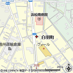 静岡県浜松市中央区白羽町71周辺の地図