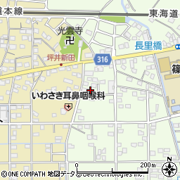 静岡県浜松市中央区篠原町20004周辺の地図