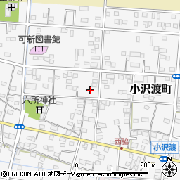 静岡県浜松市中央区小沢渡町1123周辺の地図