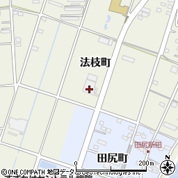静岡県浜松市中央区法枝町107周辺の地図