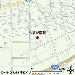 静岡県浜松市中央区篠原町20895周辺の地図