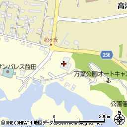 島根県益田市高津町2574-3周辺の地図