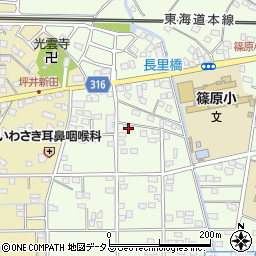 静岡県浜松市中央区篠原町20105周辺の地図