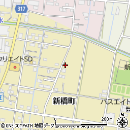 静岡県浜松市中央区新橋町57周辺の地図