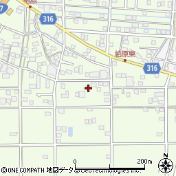 静岡県浜松市中央区篠原町22467周辺の地図