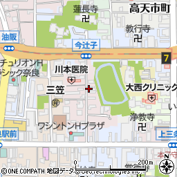 奈良県奈良市今辻子町18周辺の地図