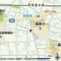 静岡県浜松市中央区篠原町10247周辺の地図