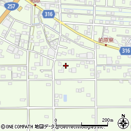 静岡県浜松市中央区篠原町22463周辺の地図