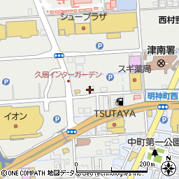 サイゼリヤ 久居インターガーデン店周辺の地図