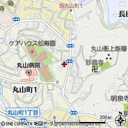 ファミリーマート柳屋長田丸山店周辺の地図