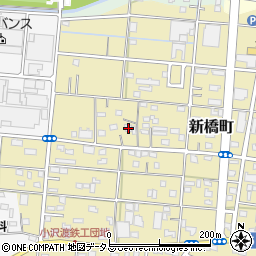 静岡県浜松市中央区新橋町487周辺の地図