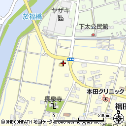 ファミリーマート磐田福田中島店周辺の地図