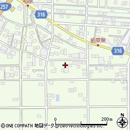 静岡県浜松市中央区篠原町22465周辺の地図