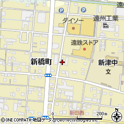 静岡県浜松市中央区新橋町655周辺の地図