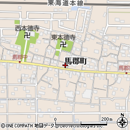 静岡県浜松市中央区馬郡町1386周辺の地図