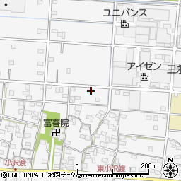 静岡県浜松市中央区小沢渡町393周辺の地図