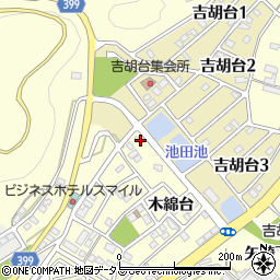 愛知県田原市吉胡町木綿台13周辺の地図