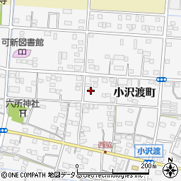 静岡県浜松市中央区小沢渡町316周辺の地図