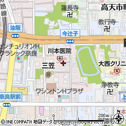 奈良県奈良市今辻子町33周辺の地図