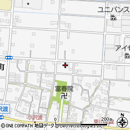 静岡県浜松市中央区小沢渡町382周辺の地図