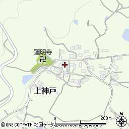 三重県伊賀市上神戸1961周辺の地図
