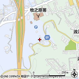 静岡県牧之原市大沢974周辺の地図