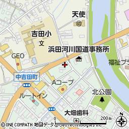 島根益田信用組合あけぼの支店周辺の地図