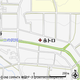 愛知県豊橋市西七根町永トロ周辺の地図