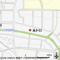 愛知県豊橋市西七根町（永トロ）周辺の地図