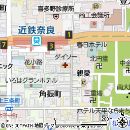 ダイソー近鉄奈良駅前店周辺の地図