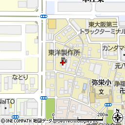 株式会社東洋製作所　大阪工場周辺の地図