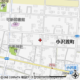 静岡県浜松市中央区小沢渡町1126周辺の地図