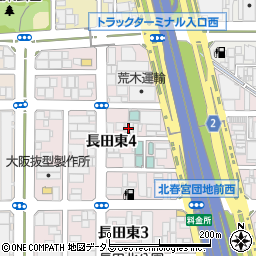 丸楽紙業第２倉庫周辺の地図