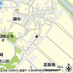 愛知県田原市吉胡町郷中50周辺の地図