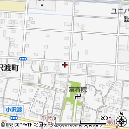 静岡県浜松市中央区小沢渡町377周辺の地図