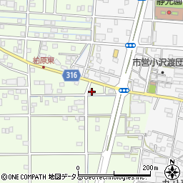 静岡県浜松市中央区篠原町22520周辺の地図
