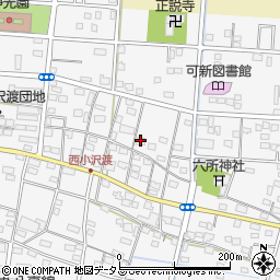 静岡県浜松市中央区小沢渡町1086周辺の地図