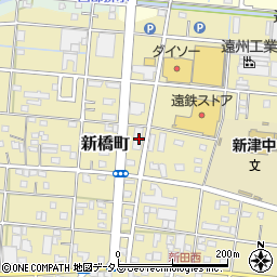 静岡県浜松市中央区新橋町653周辺の地図