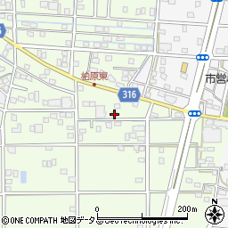 静岡県浜松市中央区篠原町22514周辺の地図