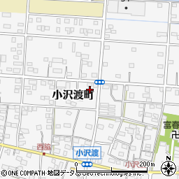 静岡県浜松市中央区小沢渡町345周辺の地図