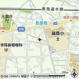 静岡県浜松市中央区篠原町10252周辺の地図