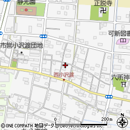 静岡県浜松市中央区小沢渡町1050周辺の地図