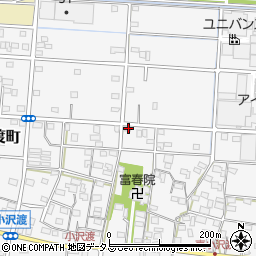 静岡県浜松市中央区小沢渡町378周辺の地図