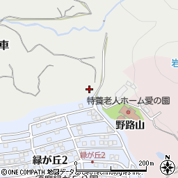 兵庫県神戸市須磨区車潰淵周辺の地図