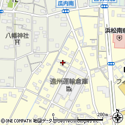 静岡県浜松市中央区白羽町161周辺の地図