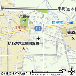 静岡県浜松市中央区篠原町20006周辺の地図