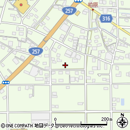 静岡県浜松市中央区篠原町22067周辺の地図