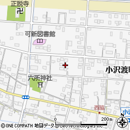 静岡県浜松市中央区小沢渡町1117周辺の地図