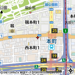 トヨタレンタリース新大阪西本町店周辺の地図