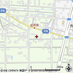 静岡県浜松市中央区篠原町22511周辺の地図
